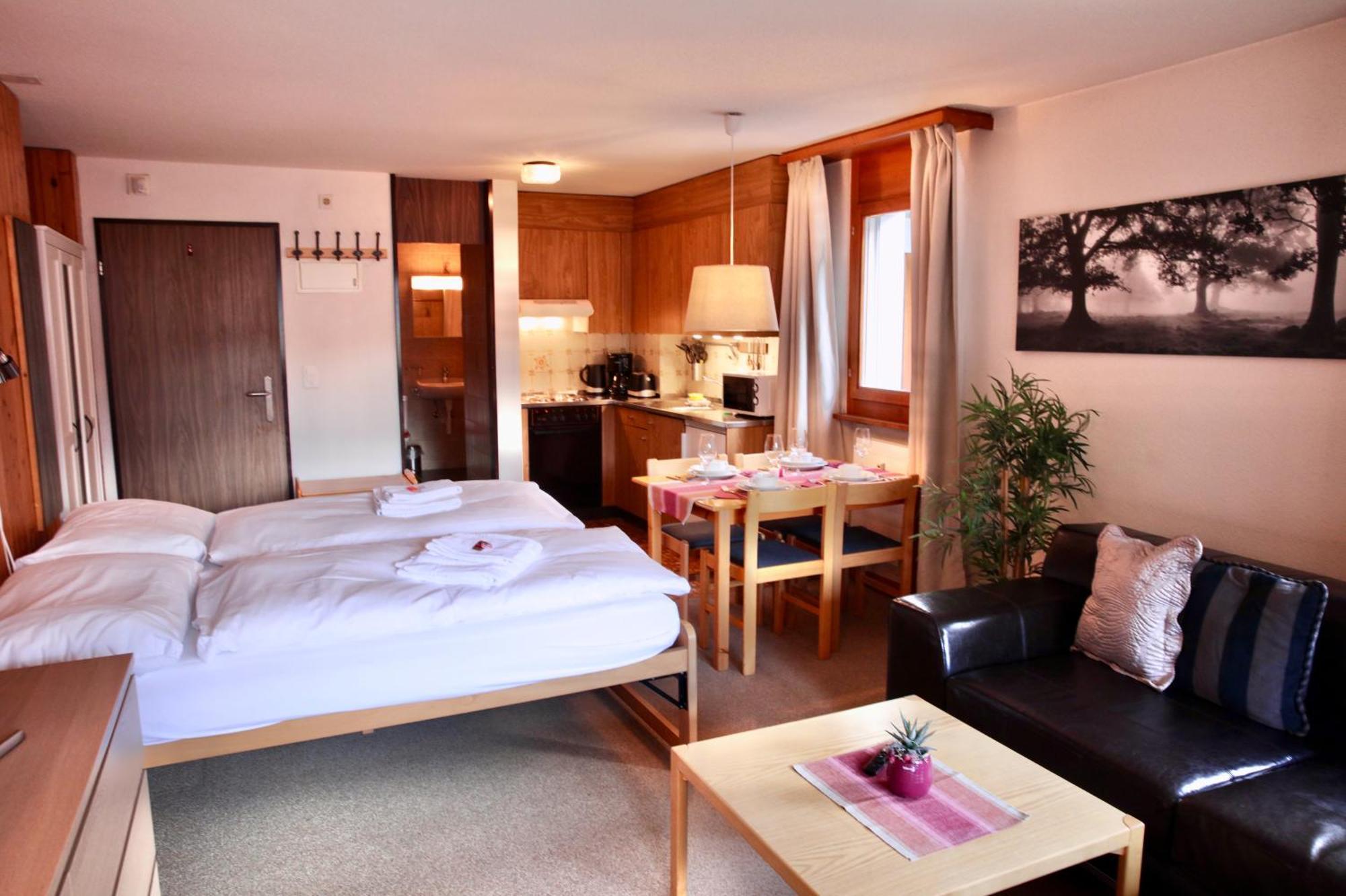 Monte Rosa Taesch, Apartments Mit Wellness Bereich Exteriér fotografie